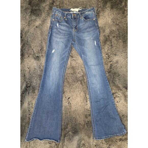 Altered State Womens/juniors Denim Flare Jeans Size 5/27 - Picture 1 of 4